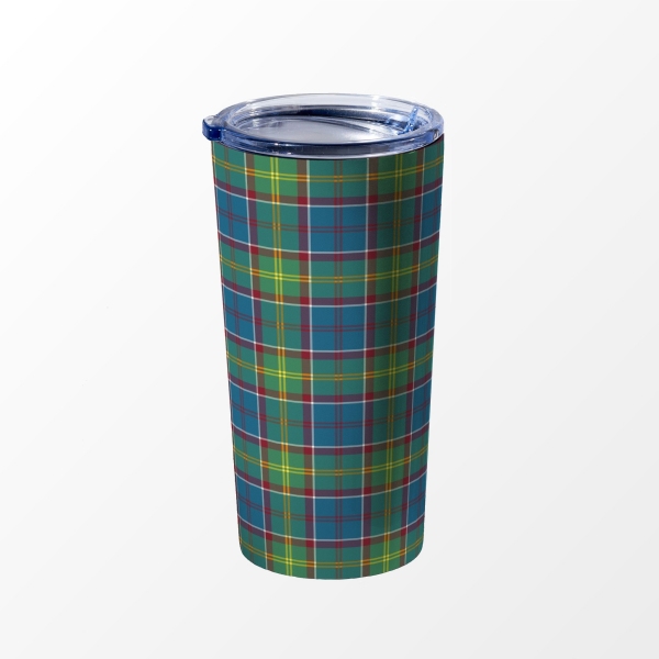 Ayrshire district tartan travel mug