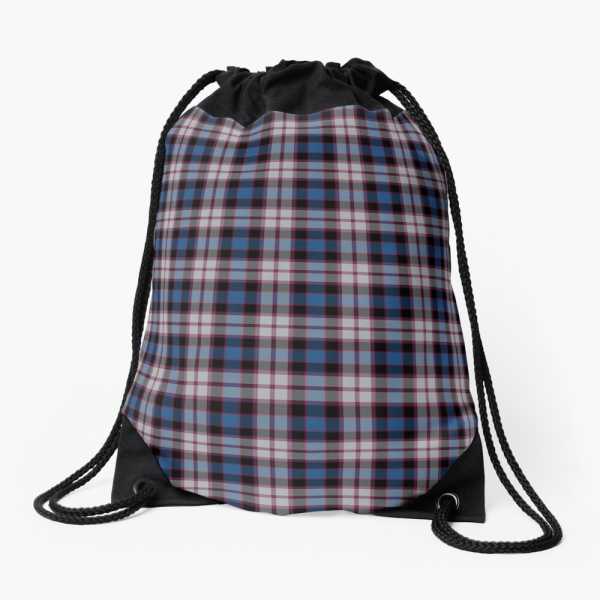 Badenoch tartan drawstring bag