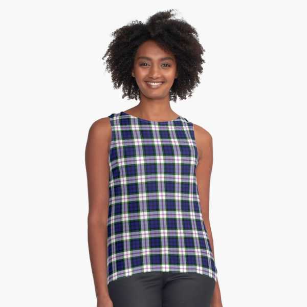 Baird Dress tartan sleeveless top