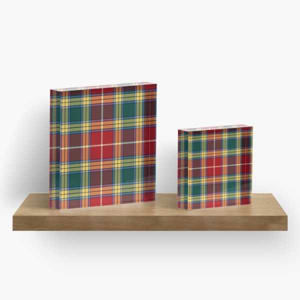 Baxter tartan acrylic block