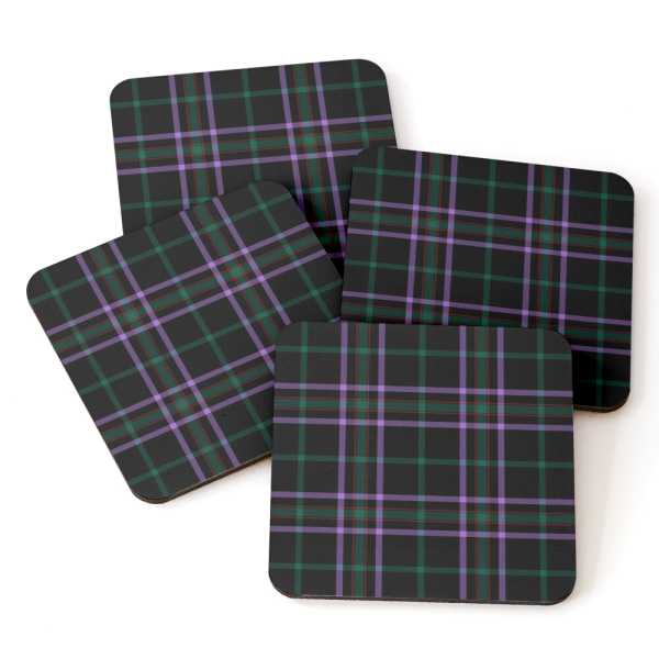 Boyle tartan beverage coasters