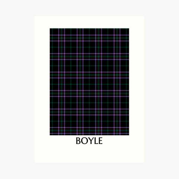 Boyle tartan art print