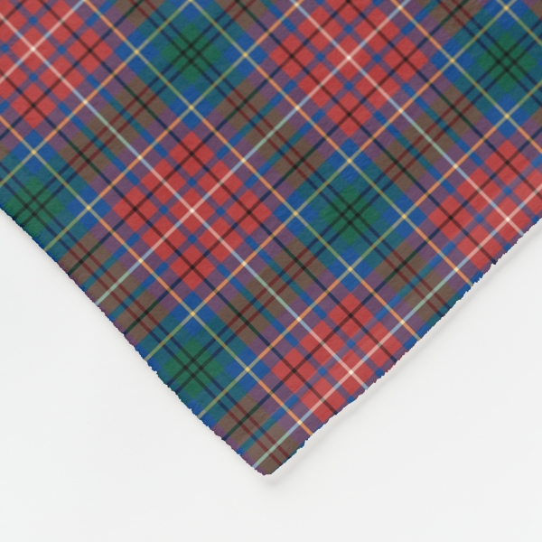 British Columbia tartan fleece blanket