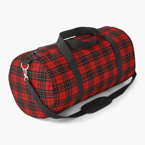 Brodie tartan duffle bag