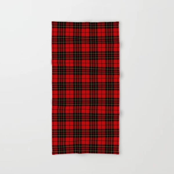 Brodie tartan bath towel