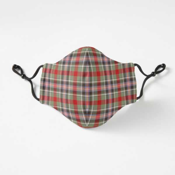 Bruce of Kinnaird tartan fitted face mask