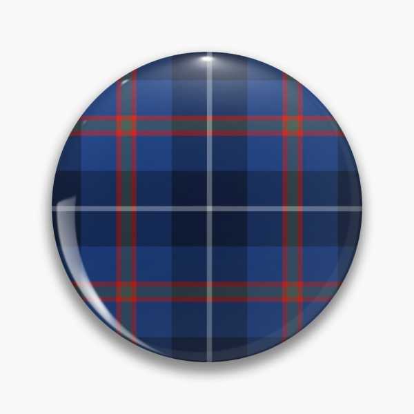 Bryson tartan pinback button