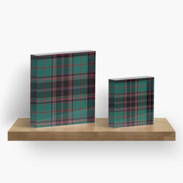 Buchan tartan acrylic block