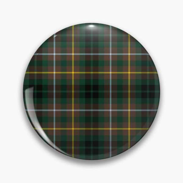 Buchanan Hunting tartan pinback button