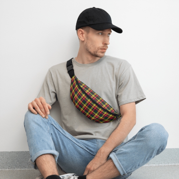 Buchanan tartan fannypack