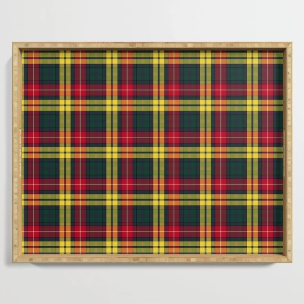 Buchanan tartan serving tray