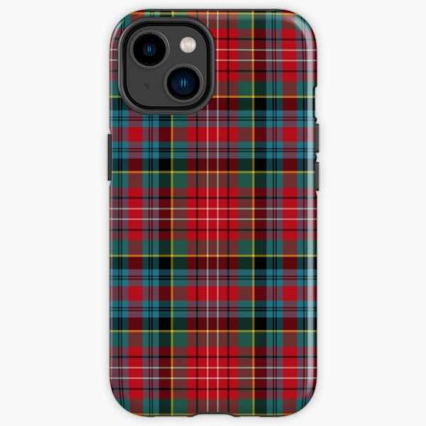 Ancient Caledonia District tartan iPhone case