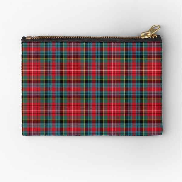 Ancient Caledonia District tartan accessory bag