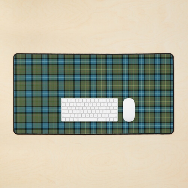 California tartan desk mat