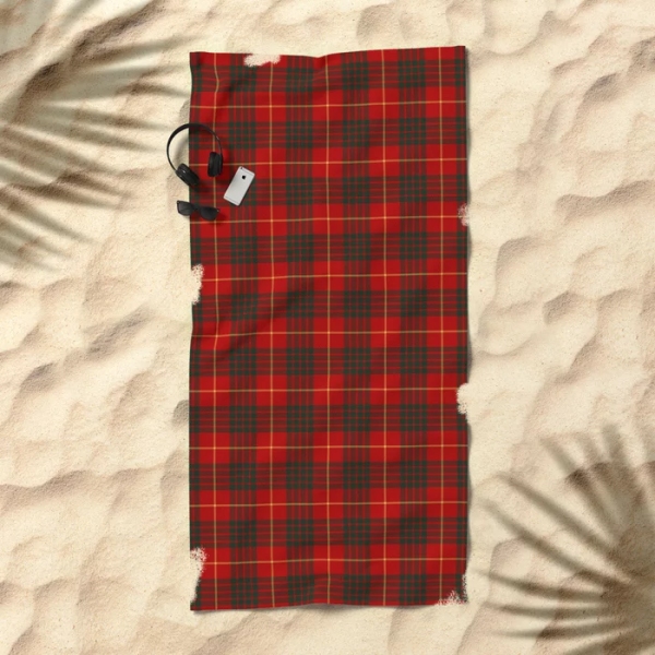 Cameron tartan beach towel