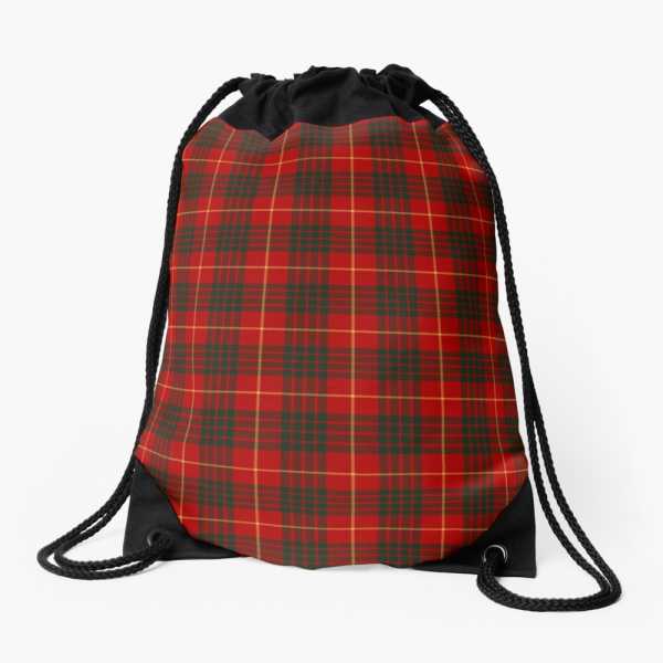 Cameron tartan drawstring bag