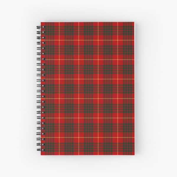 Cameron tartan spiral notebook