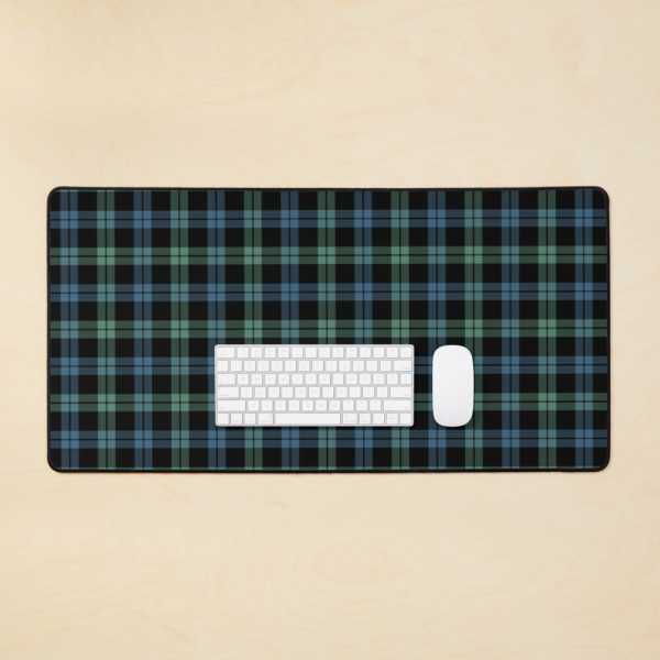 Campbell of Loch Awe tartan desk mat