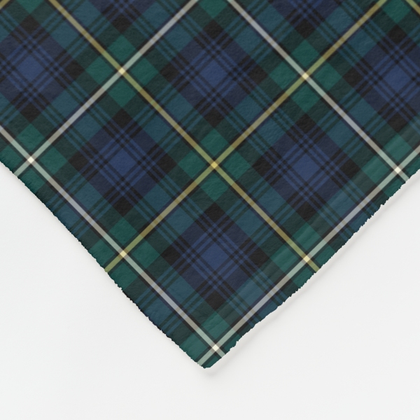 Campbell tartan fleece blanket