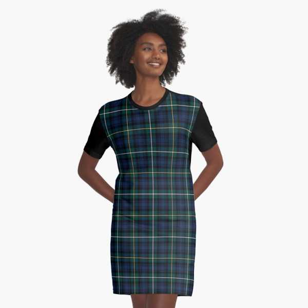 Campbell tartan tee shirt dress