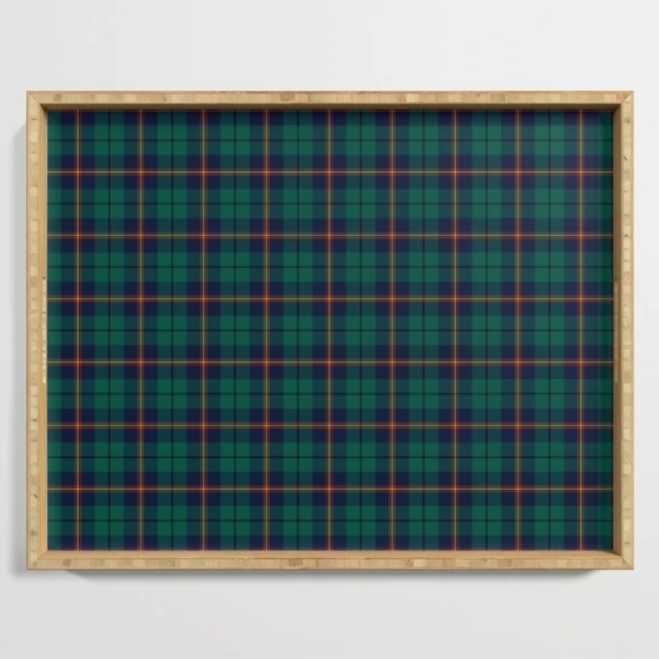 Carmichael tartan serving tray