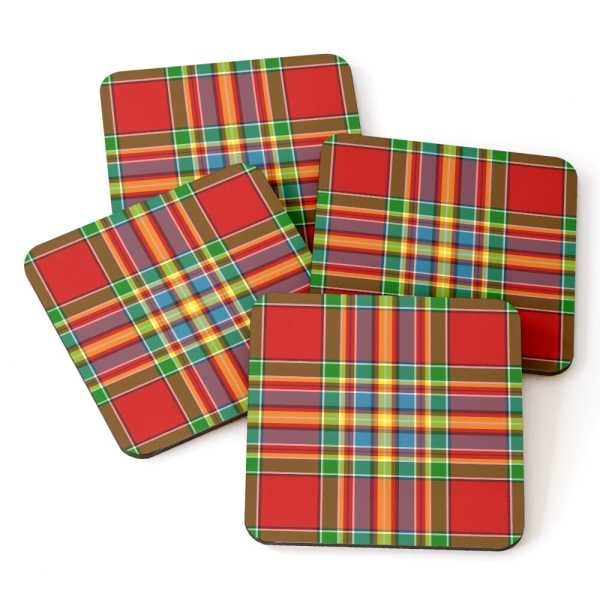 Clan Chattan Tartan Coasters