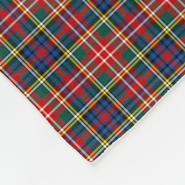 Christie tartan fleece blanket