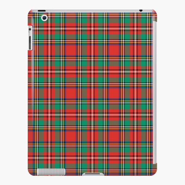 Classic Christmas plaid iPad case