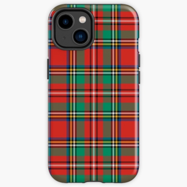 Classic Christmas plaid iPhone case