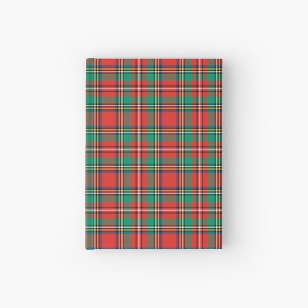 Classic Christmas plaid hardcover journal