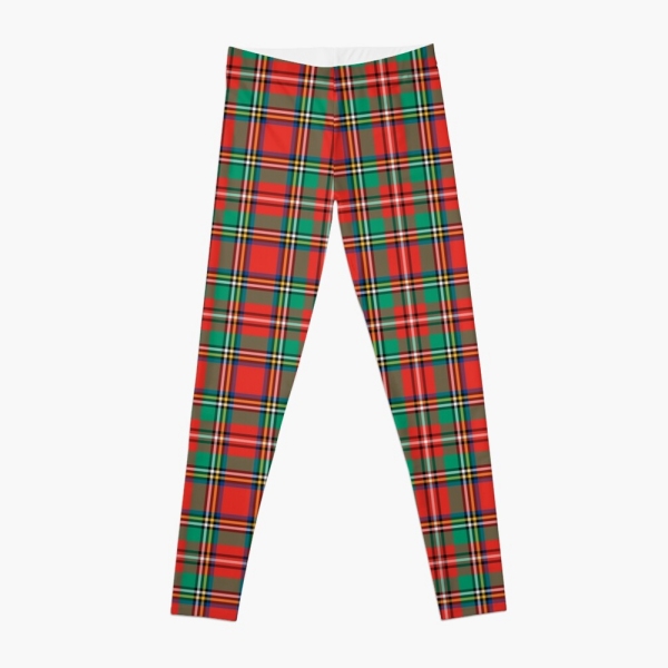 Classic Christmas plaid leggings