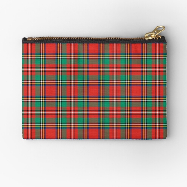 Classic Christmas plaid accessory bag