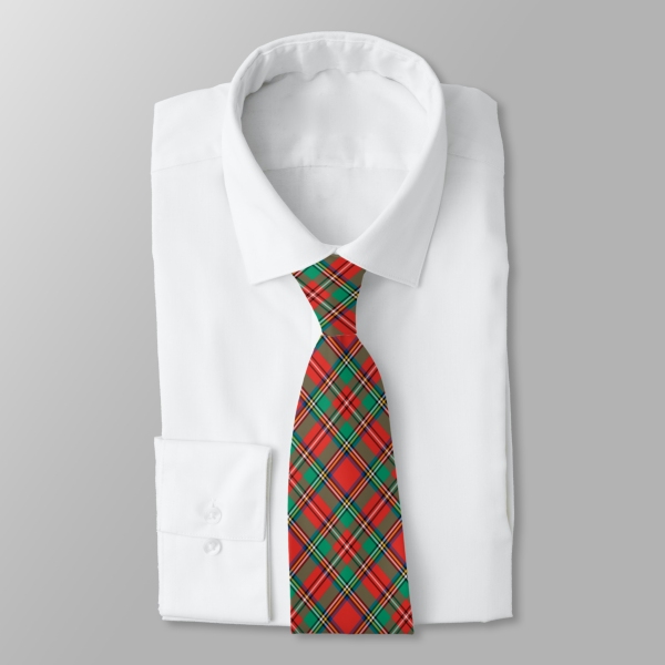 Classic Christmas Plaid Tie