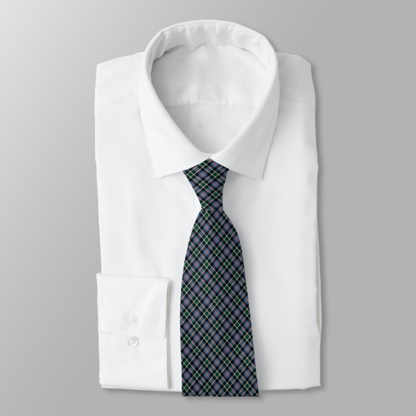 Colorado tartan necktie