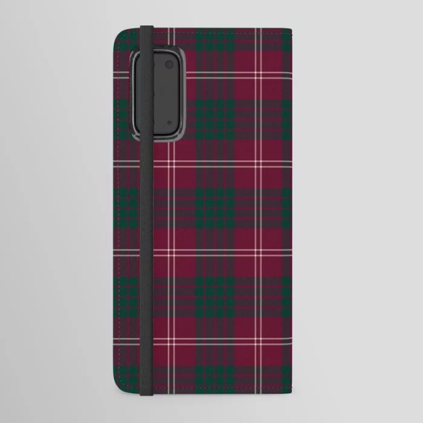 Clan Crawford Tartan Samsung Wallet Case