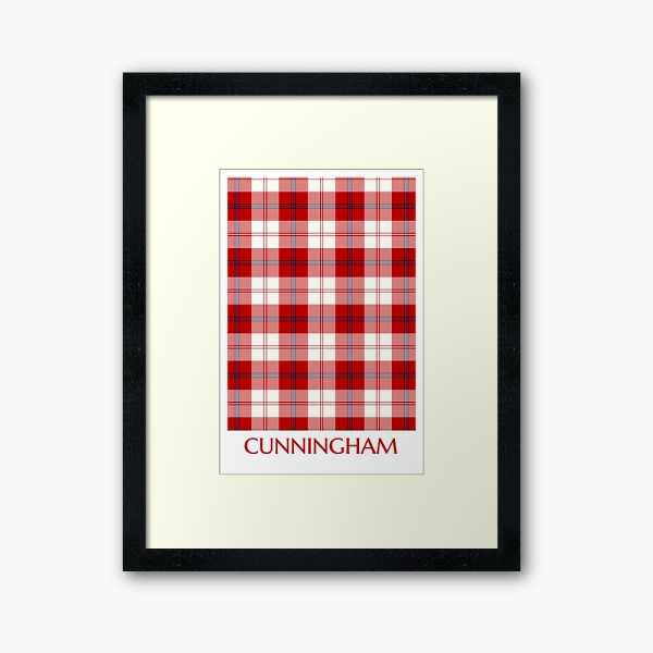 Clan Cunningham Dress Tartan Framed Print