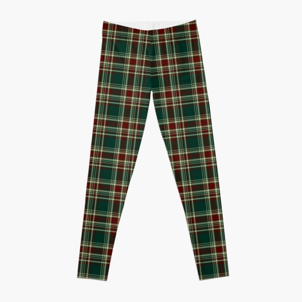 Dark Christmas plaid leggings