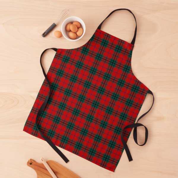 Denny tartan apron