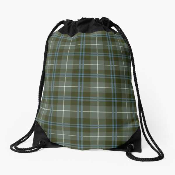 Douglas Weathered tartan drawstring bag