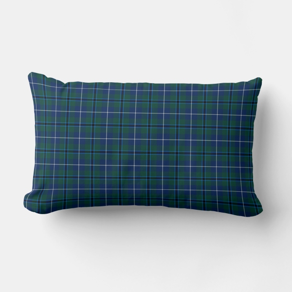 Douglas tartan lumbar cushion