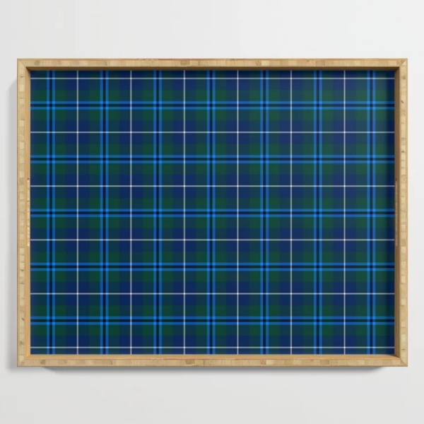 Douglas tartan serving tray