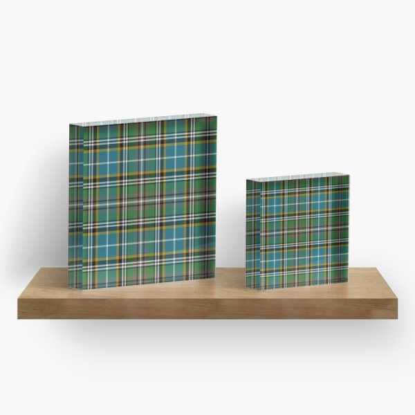 Dowling tartan acrylic block