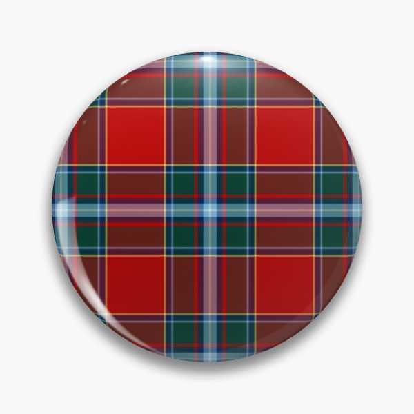 Drummond tartan pinback button