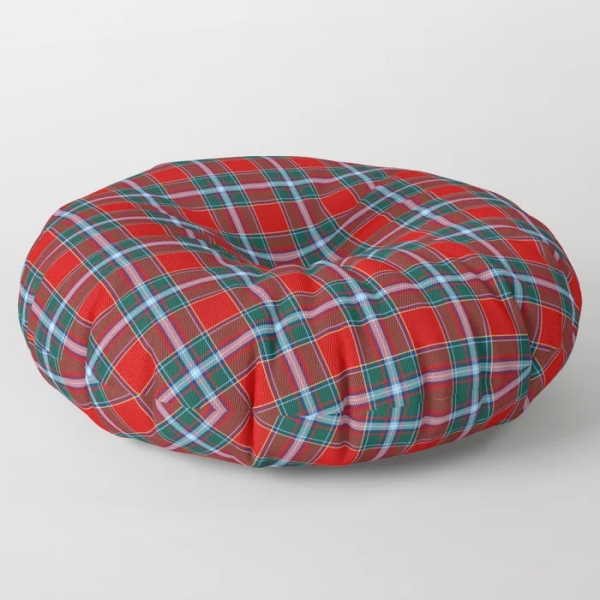 Drummond tartan floor pillow