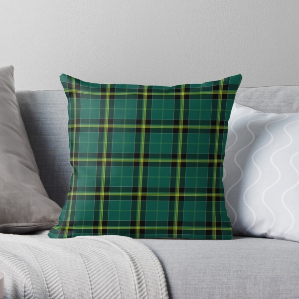 Duffy tartan throw pillow