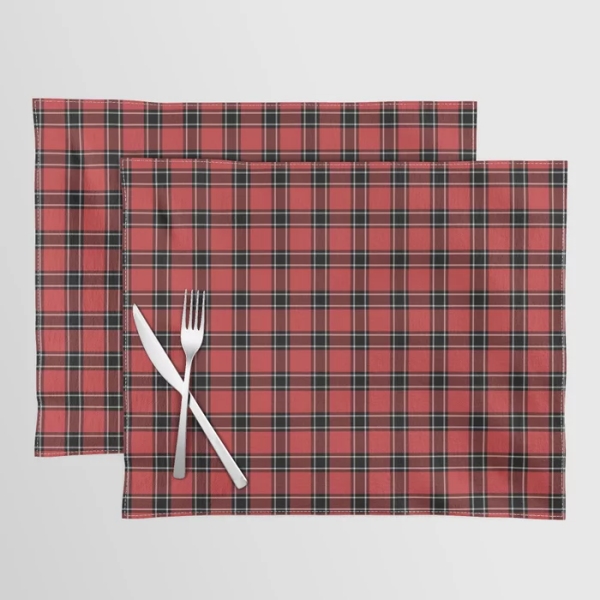 Dunbar District tartan placemat