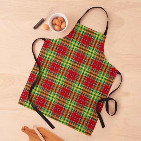 Dunblane District tartan apron