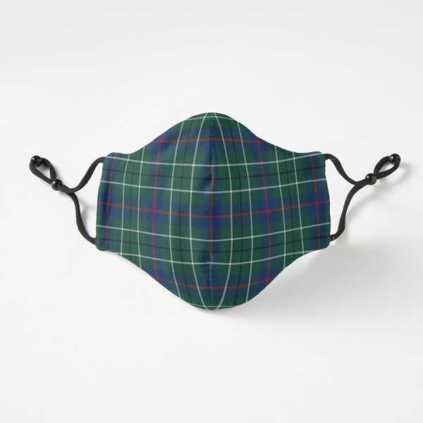 Duncan tartan fitted face mask