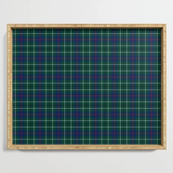 Duncan tartan serving tray