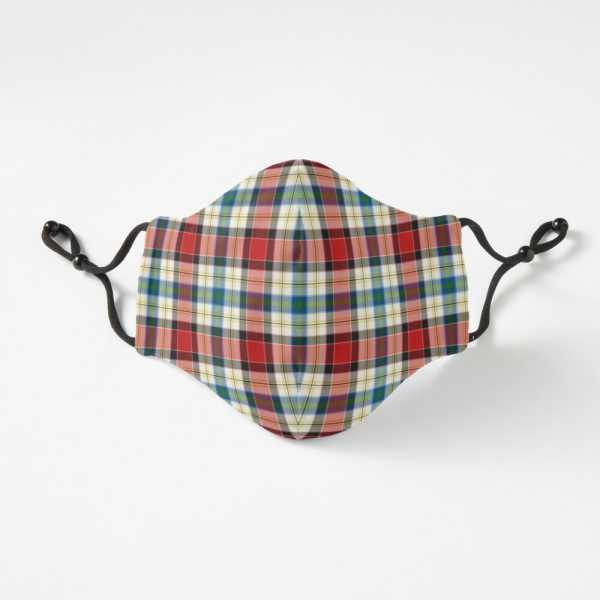 Dundee Dress tartan fitted face mask